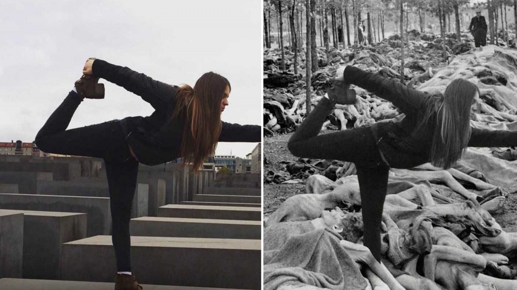 Las posiciones de yoga son cada vez más comunes en las redes sociales