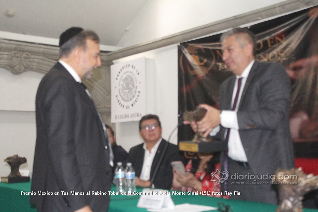 Premio Mexico en Tus Manos al Rabino Tobal de la Comunidad Judía Monte Sinai (151)